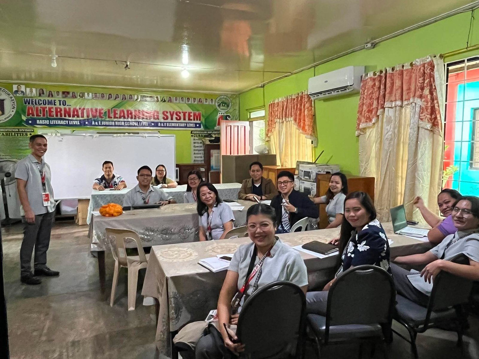Division Office staff during an ALS program session